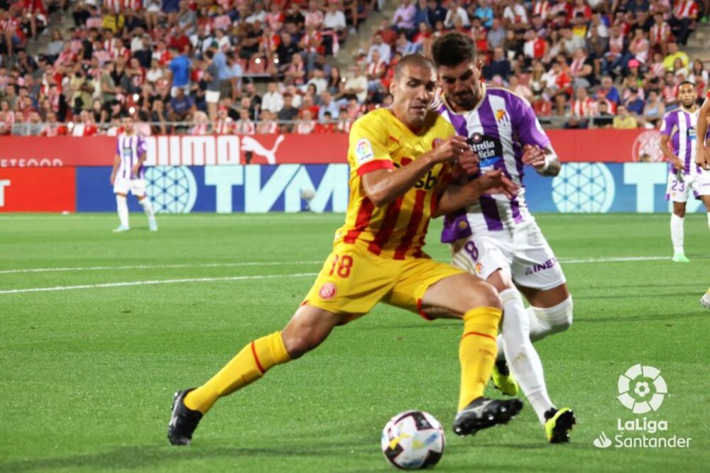 Partido entre el Girona y el Real Valladolid El Día de Valladolid