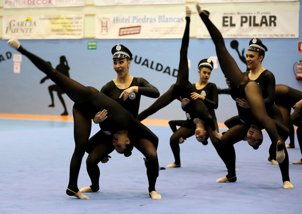 Cuarta jornada de gimnasia rítmica de los juegos escolares El Día de