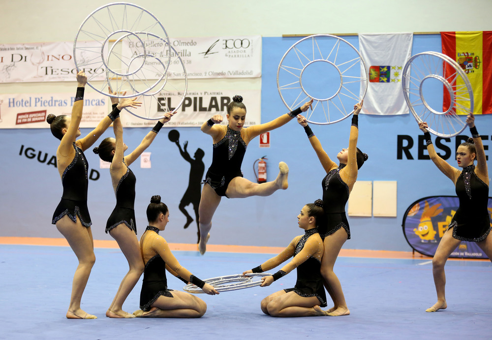 Cuarta jornada de gimnasia rítmica de los juegos escolares El Día de