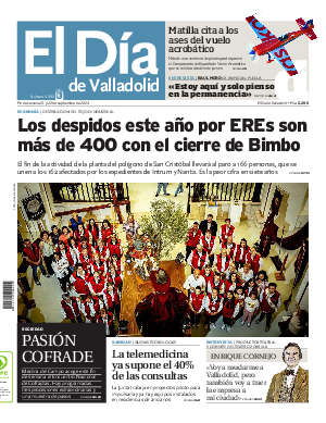 Portada El Día de Valladolid