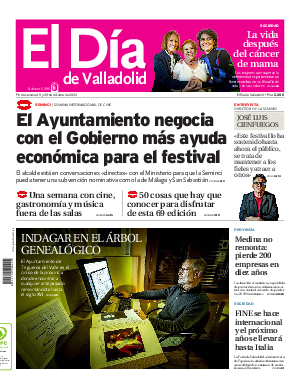 Portada El Día de Valladolid