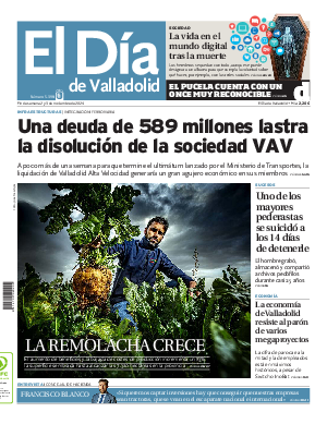 Portada El Día de Valladolid