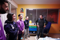 Visita del Real Valladolid a los hospitales
