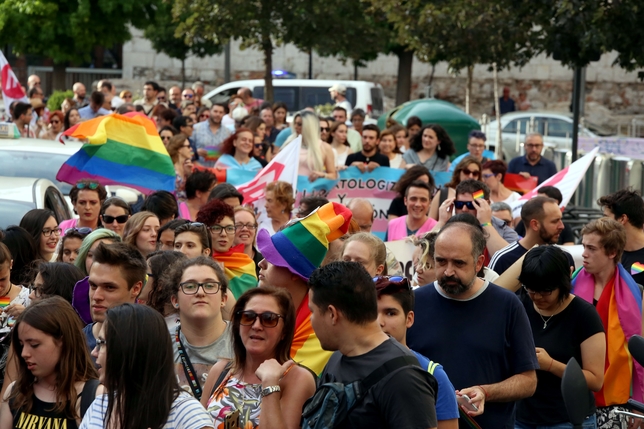 Manifestación para revindicar la diversidad sexual y derechos para el colectivo LGBTI  / RUBÉN CACHO / ICAL