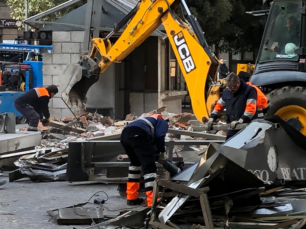 Reforma de la plaza del Caño Argales.  / EL DÍA