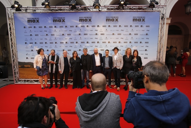 Alfombra roja de los premios MAX de artes escénicas en el Teatro Calderón  / J.T.