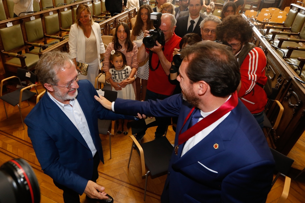 Toma de posesión de Óscar Puente como alcalde de Valladolid  / JONATHAN TAJES