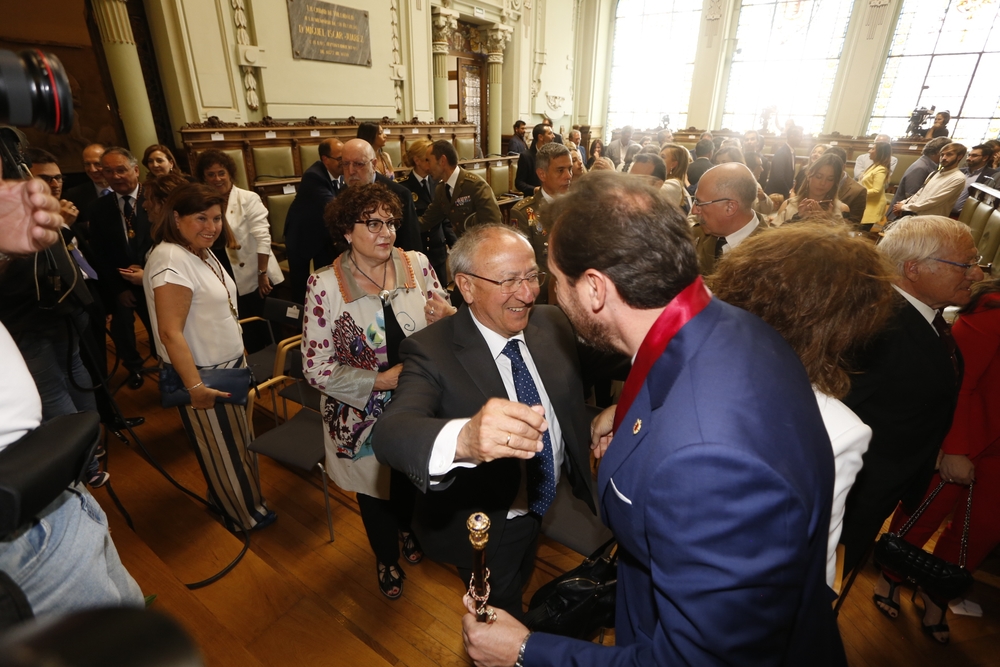 Toma de posesión de Óscar Puente como alcalde de Valladolid  / JONATHAN TAJES