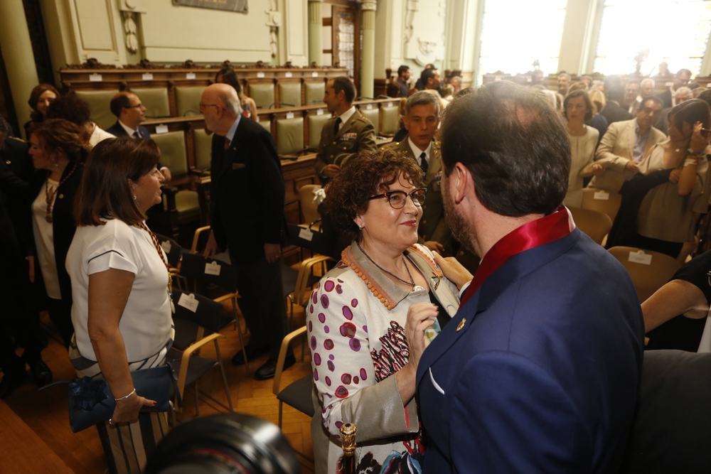 Toma de posesión de Óscar Puente como alcalde de Valladolid  / JONATHAN TAJES