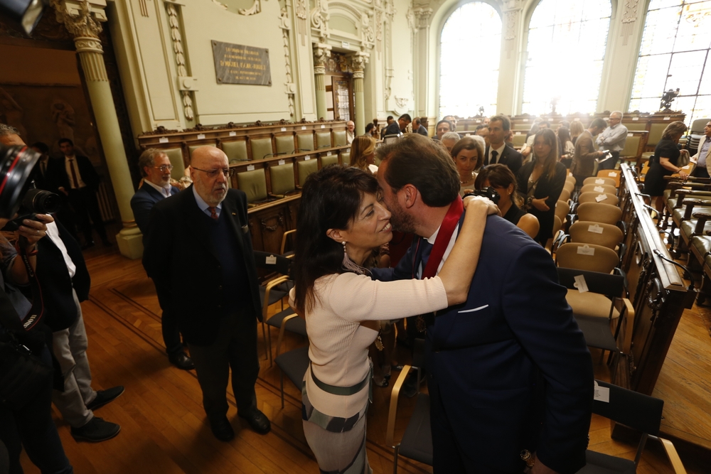 Toma de posesión de Óscar Puente como alcalde de Valladolid  / JONATHAN TAJES