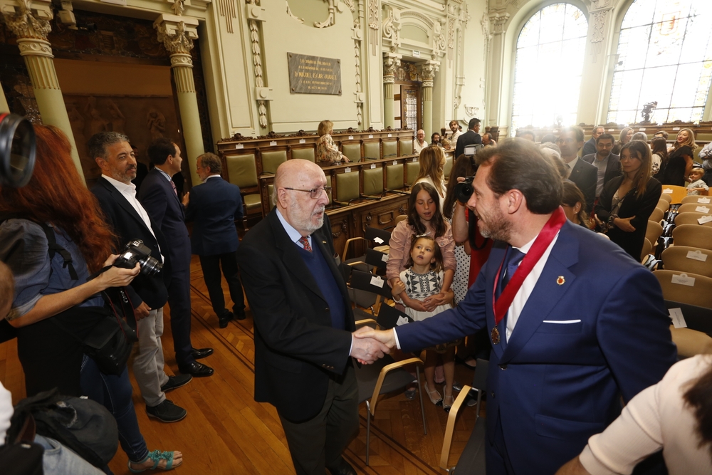 Toma de posesión de Óscar Puente como alcalde de Valladolid  / JONATHAN TAJES