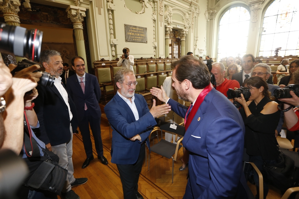 Toma de posesión de Óscar Puente como alcalde de Valladolid  / JONATHAN TAJES