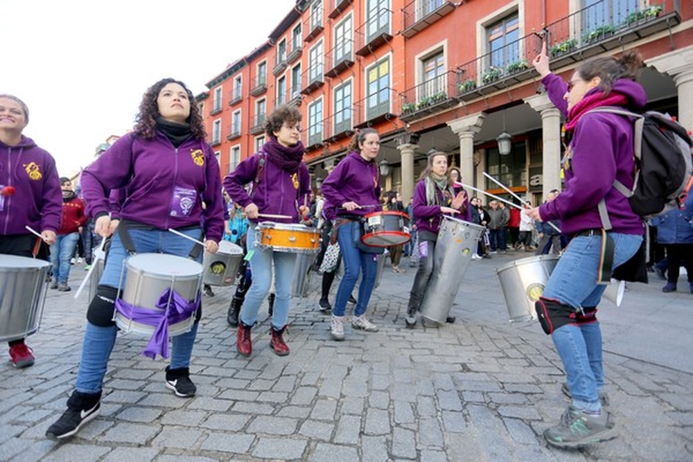 Manifestación con motivo del Día Internacional de la Mujer.