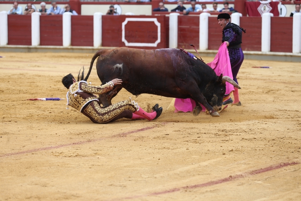 Cogida de El Cid en Valladolid.  / WELLINGTON DOS SANTOS