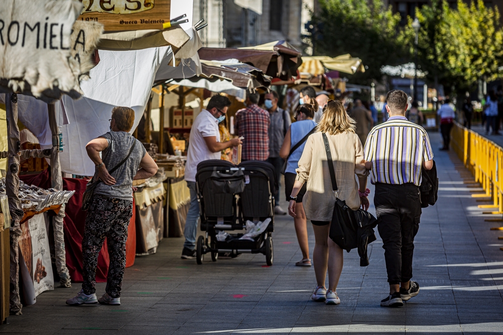 Mercado Castellano en la plaza de Portugalete  / JONATHAN TAJES