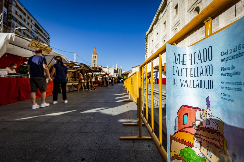 Mercado Castellano en la plaza de Portugalete  / JONATHAN TAJES