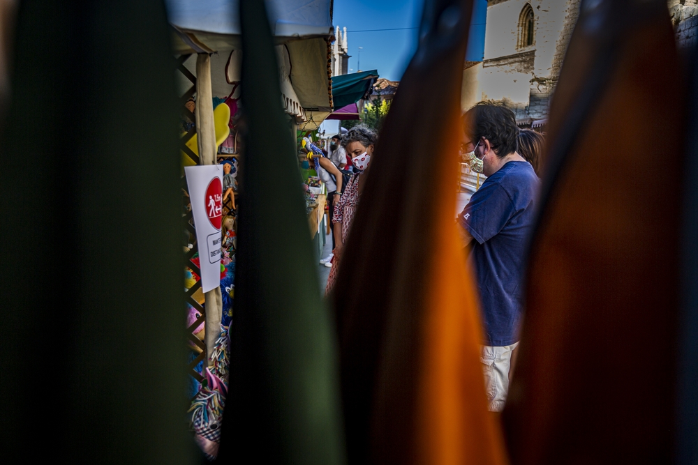 Mercado Castellano en la plaza de Portugalete  / JONATHAN TAJES