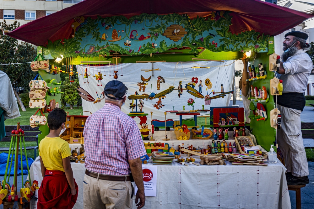 Mercado Castellano en la plaza de Portugalete  / JONATHAN TAJES