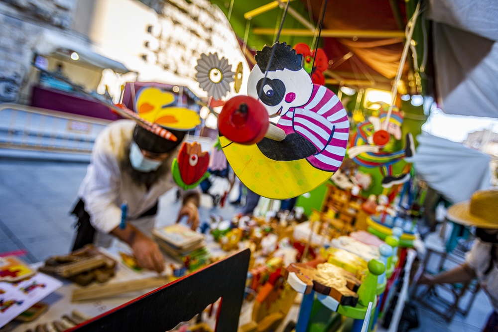 Mercado Castellano en la plaza de Portugalete  / JONATHAN TAJES