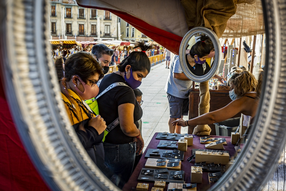 Mercado Castellano en la plaza de Portugalete  / JONATHAN TAJES