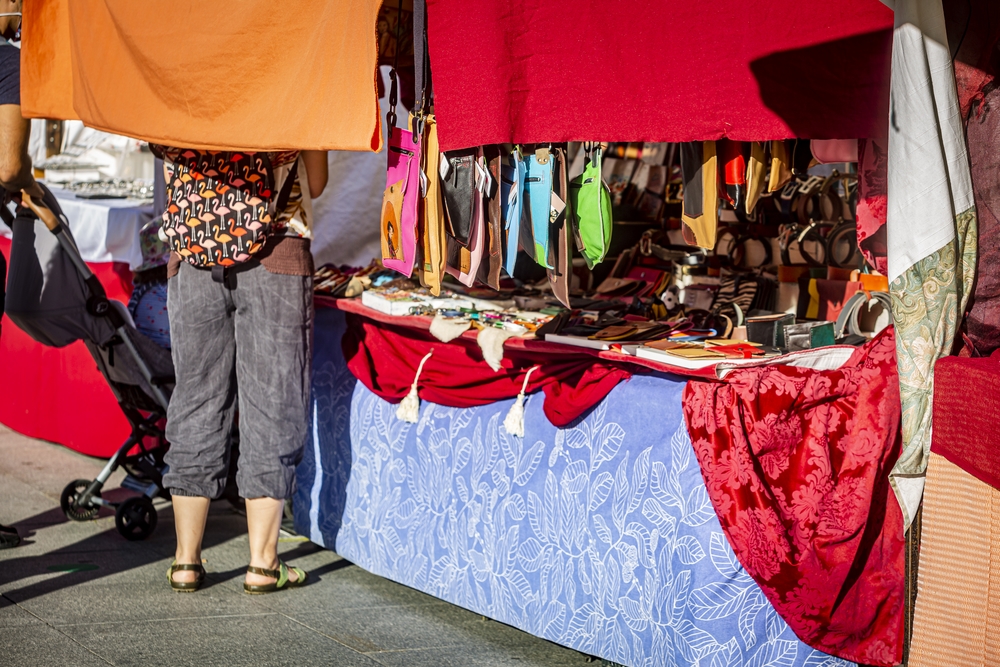 Mercado Castellano en la plaza de Portugalete  / JONATHAN TAJES