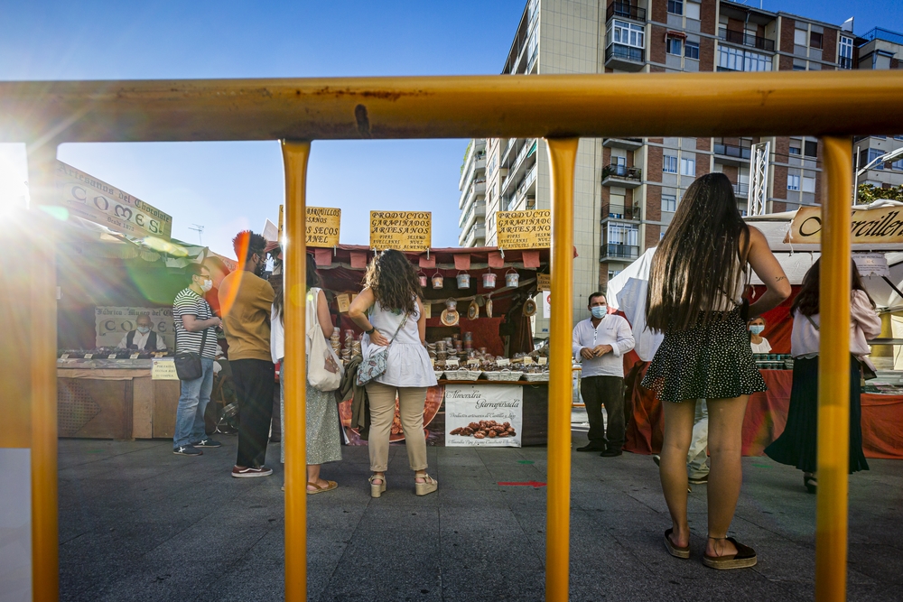 Mercado Castellano en la plaza de Portugalete  / JONATHAN TAJES