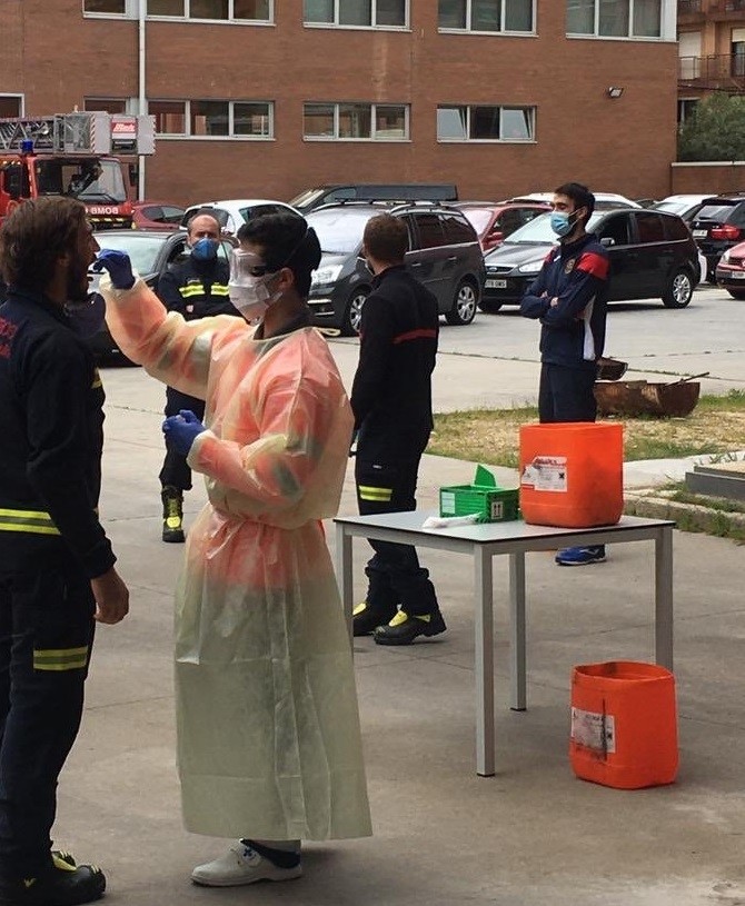 Los Bomberos se someten a los test del Covid-19