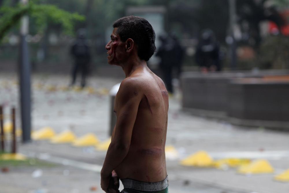 Protestas en la ciudad colombiana de Cali contra la reforma tributaria  / ERNESTO GUZMÁN JR.