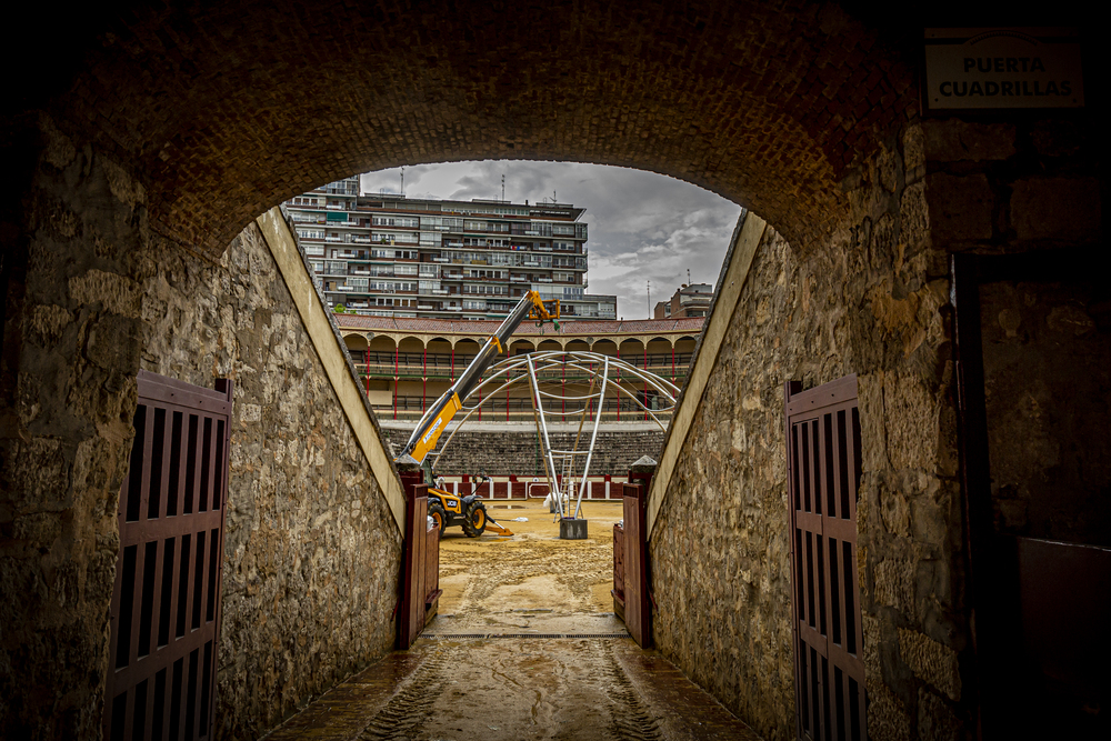 La plaza de toros de Valladolid se transforma en una gran terraza  / JONATHAN TAJES