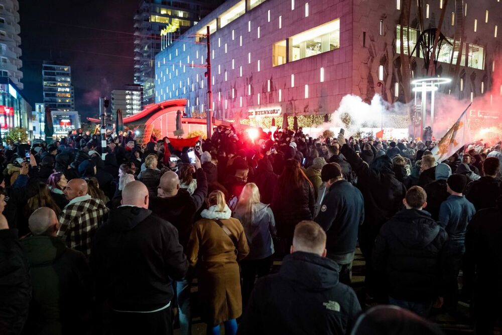 Protest against 2G policy in Rotterdam  / KILLIAN LINDENBURG