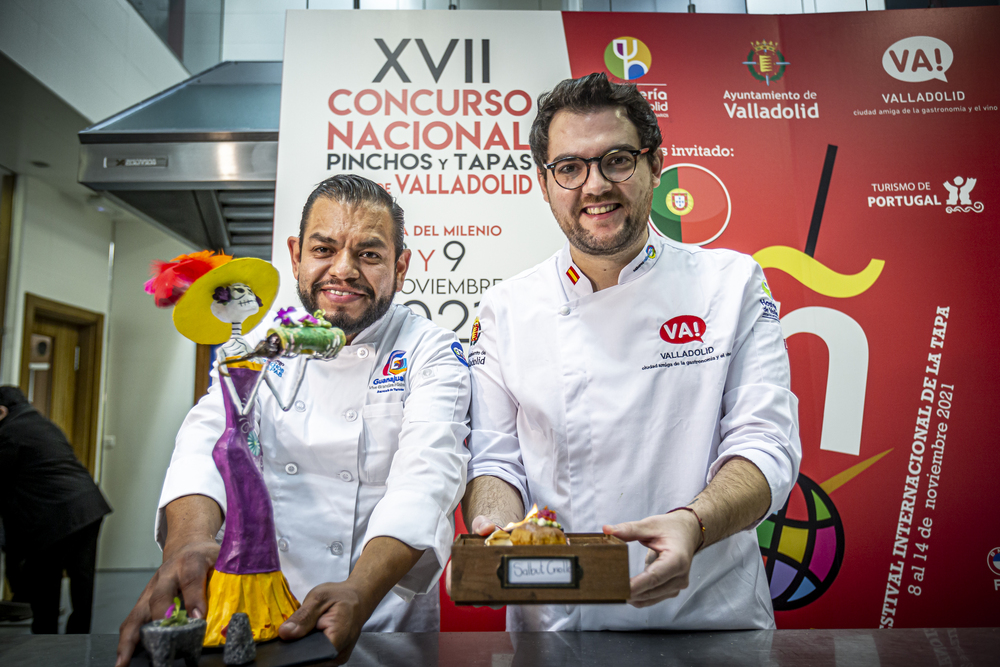 El vallisoletano Alejandro San José y el mexicano David Quevedo, ganadores del Concurso Nacional y Mundial de Tapas