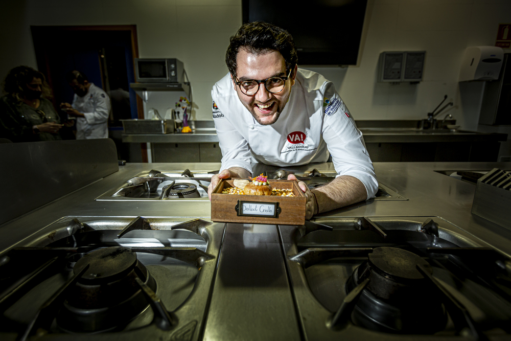 El vallisoletano Alejandro San José y el mexicano David Quevedo, ganadores del Concurso Nacional y Mundial de Tapas  / JONATHAN TAJES