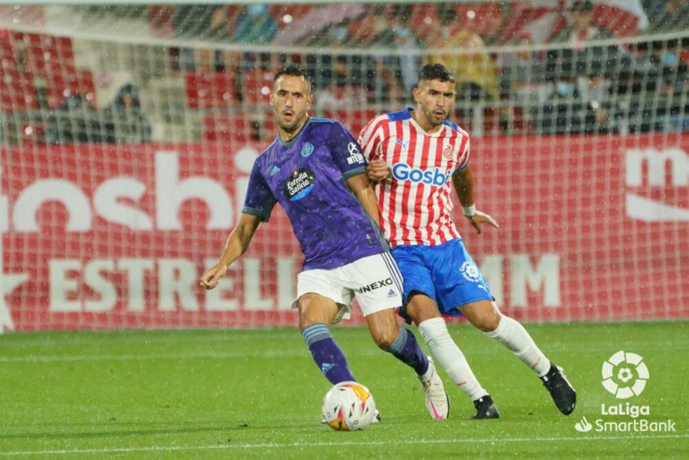 El Valladolid perdió por la mínima en Girona.  / LALIGA