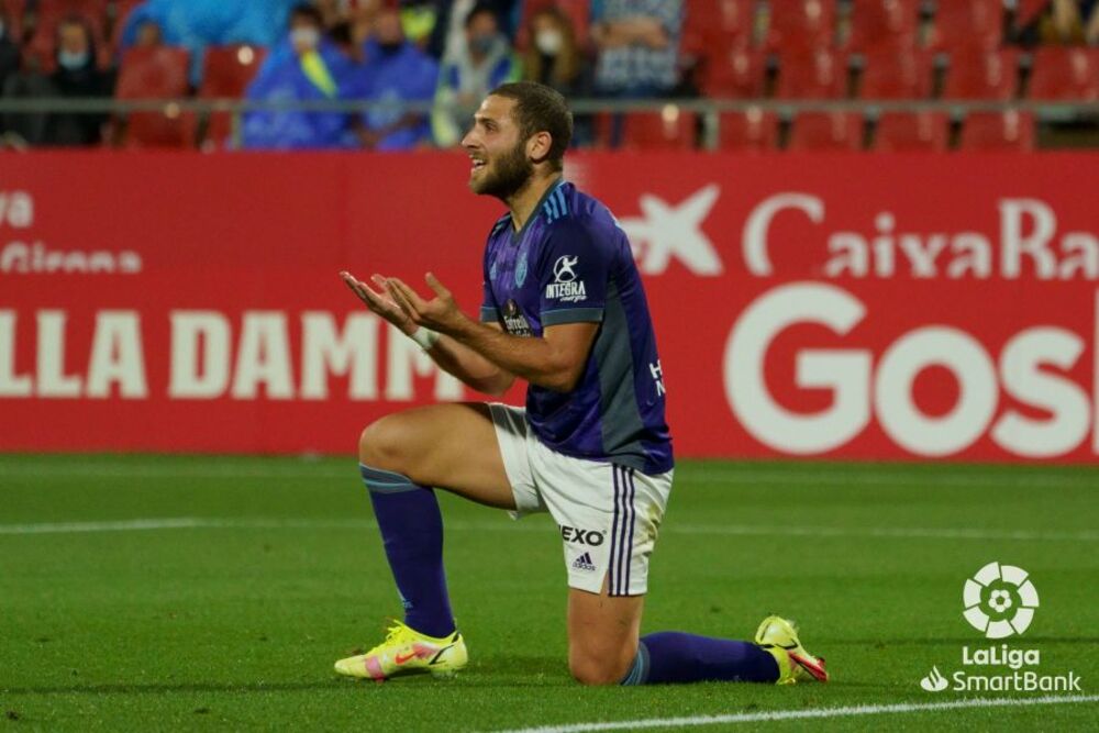 El Valladolid perdió por la mínima en Girona.  / LALIGA