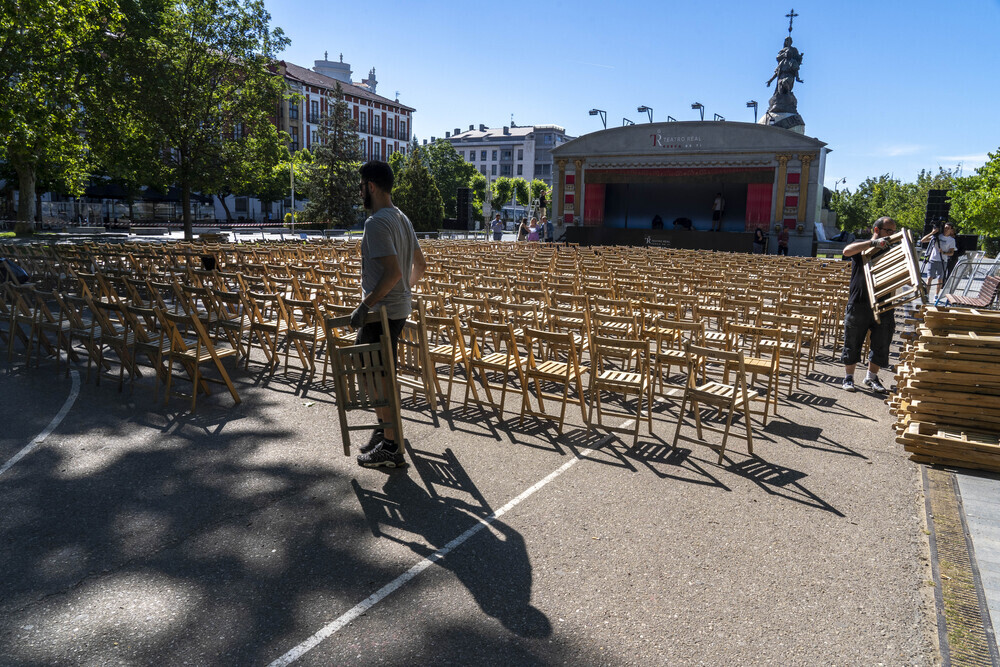 El Teatro Real trajo hace un mes el espectáculo de La Carroza a la plaza de Colón.