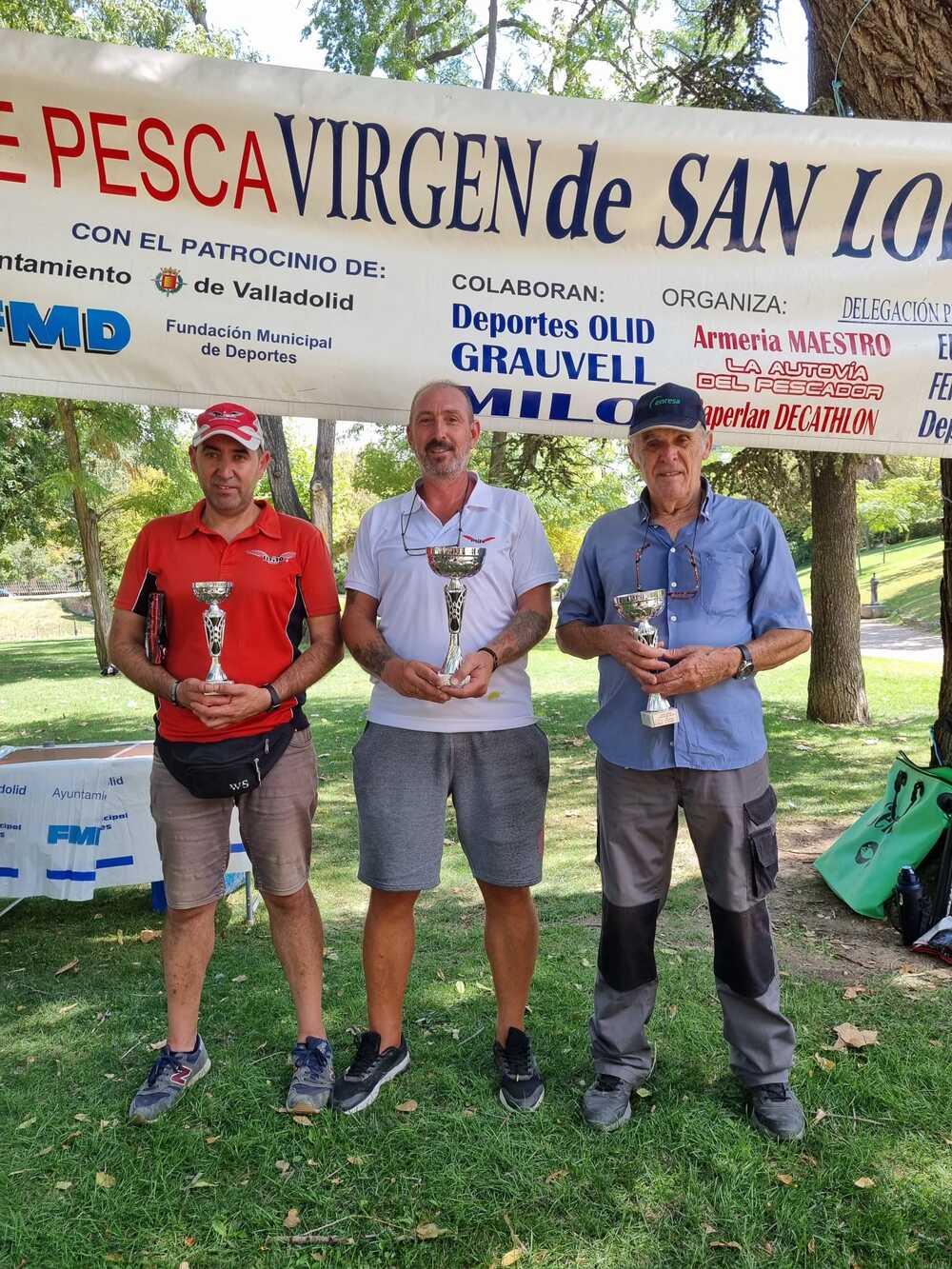 Imagen del Trofeo de pesca Virgen de San Lorenzo.  / El Día de Valladolid