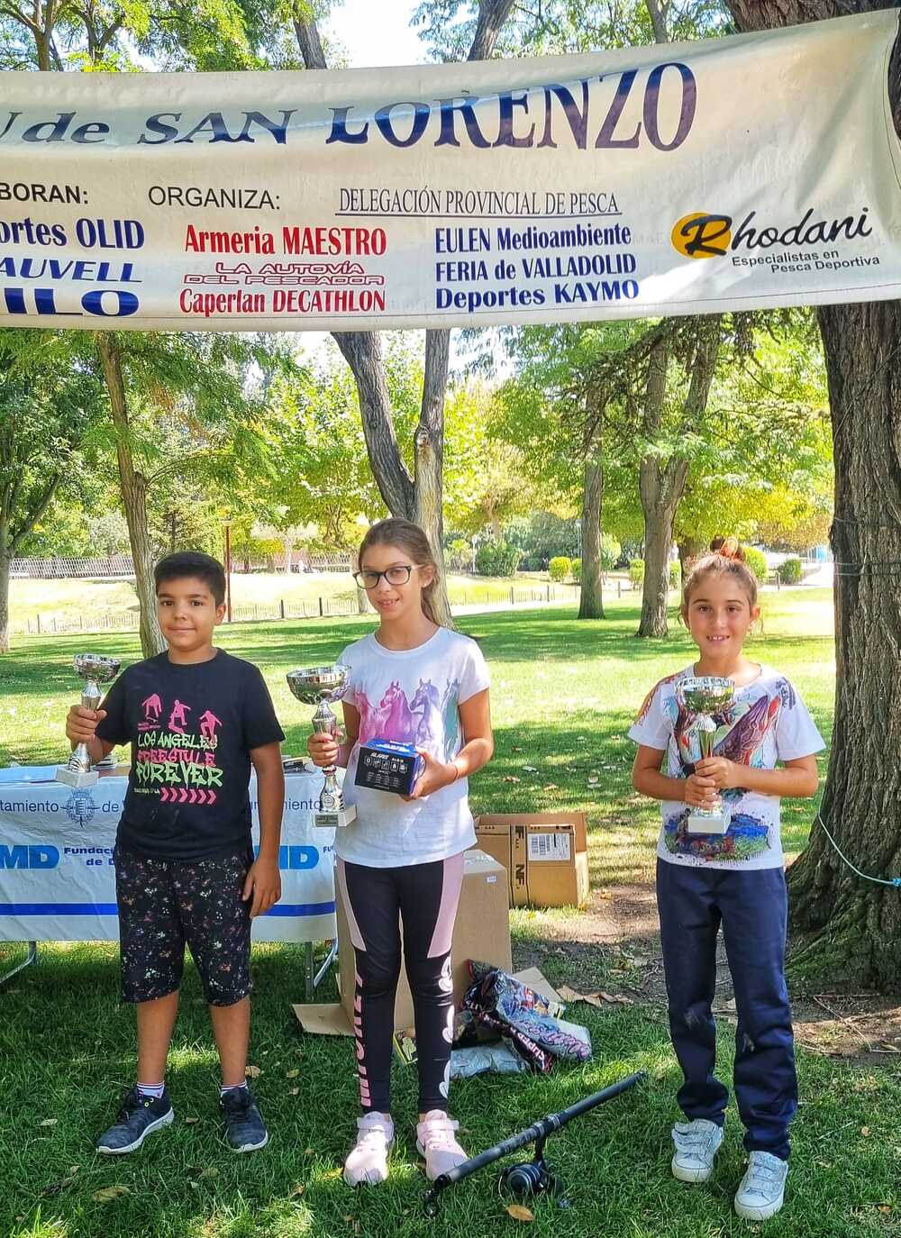 Imagen del Trofeo de pesca Virgen de San Lorenzo.  / El Día de Valladolid