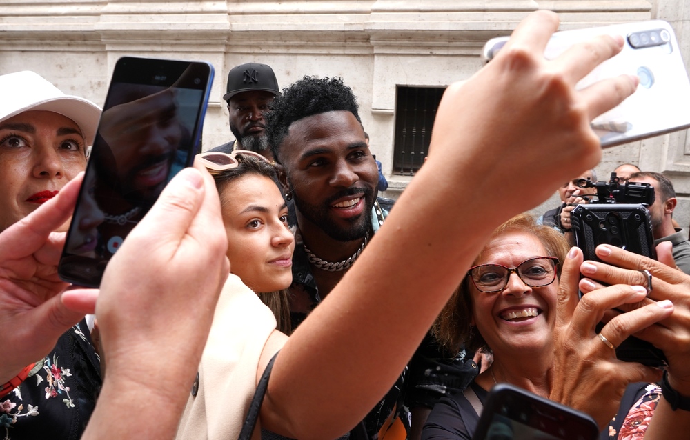 Jason Derulo, en Valladolid.  / MIRIAM CHACN ICAL