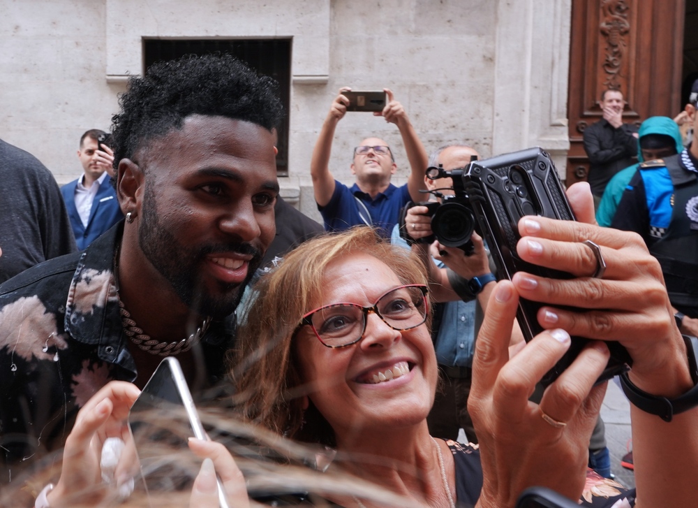 Jason Derulo, en Valladolid.  / MIRIAM CHACN ICAL