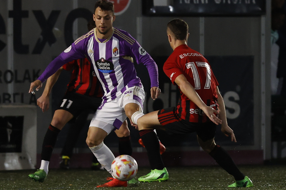 Imágenes del Arenas-Real Valladolid de la Copa del Rey.