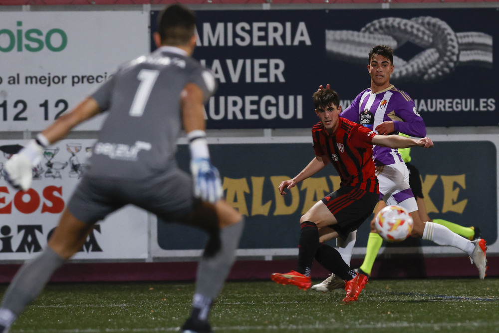 Lucas Rosa, en el Arenas-Real Valladolid de la Copa del Rey.  / MIGUEL TOÑA