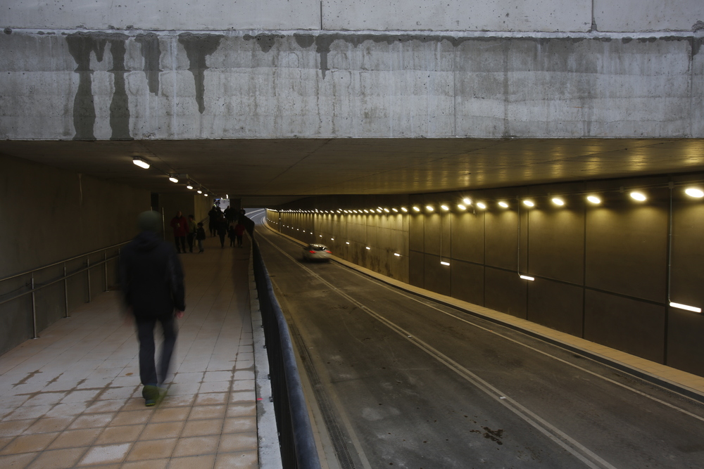 Apertura del túnel de la calle Andrómeda   / JONATHAN TAJES