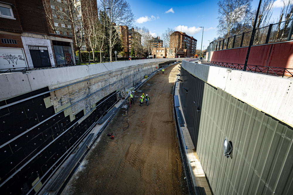 Obras del túnel de Andrómeda