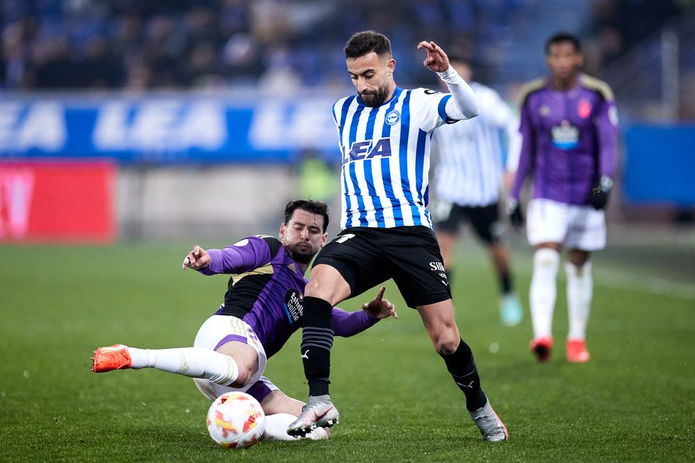 Imagen del Alavés-Real Valladolid de Copa del Rey.  / AFP7 VÍA EUROPA PRESS