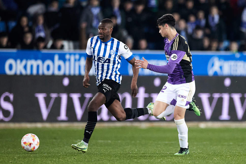 Imagen del Alavés-Real Valladolid de Copa del Rey.  / AFP7 VÍA EUROPA PRESS