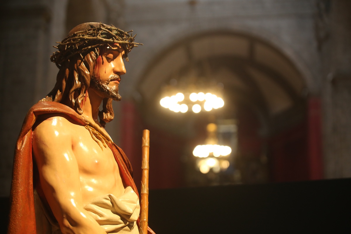 Inauguración de la exposición conmemorativa ‘Venga tu reino’ en la Catedral de Valladolid.  / RUBÉN CACHO / ICAL