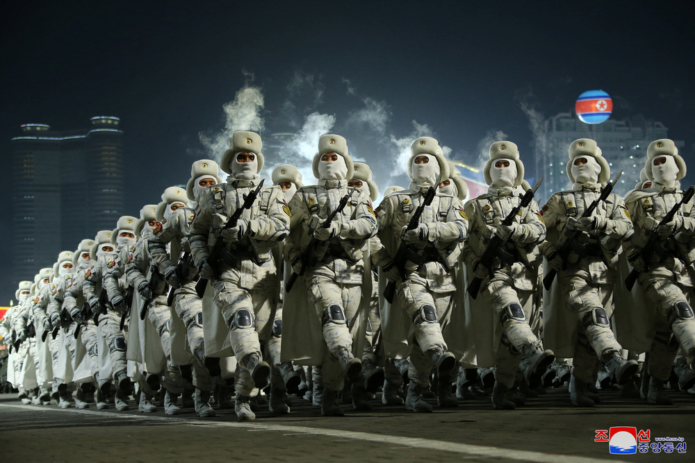 Military parade to mark the founding anniversary of North Korea's army, in Pyongyang  / KCNA