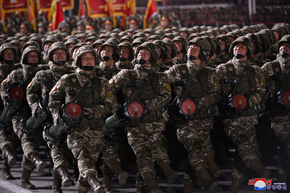 Military parade to mark the founding anniversary of North Korea's army, in Pyongyang  / KCNA