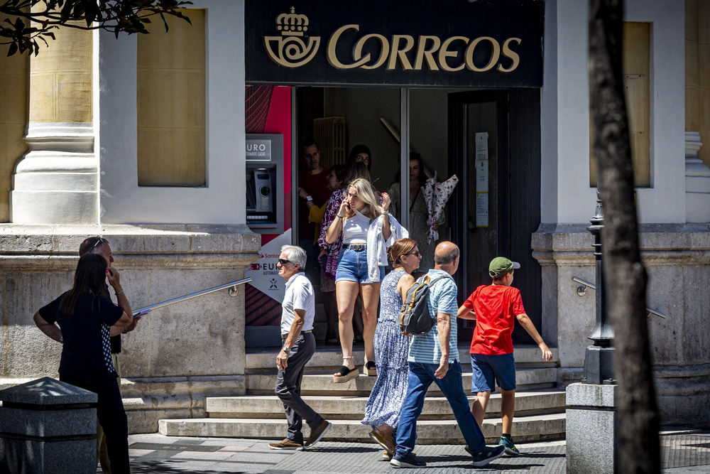 Oficina de correos en la plaza de la Rinconada