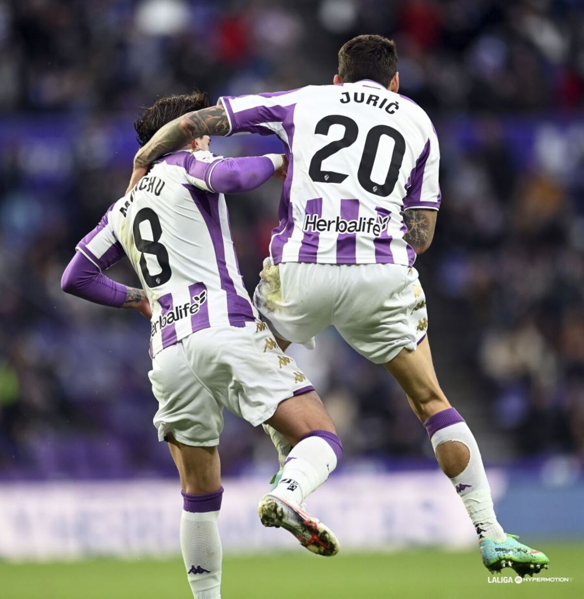 Partido disputado entre el Real Valladolid y la SD Amorebieta.  / LALIGA